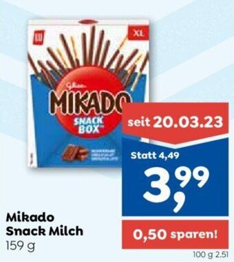ADEG Mikado Snack Milch 159 g Angebot