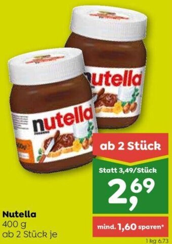 ADEG Nutella 400 g Angebot