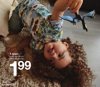 Zeeman T-Shirt Größe 92-128 cm 100% Baumwolle Angebot