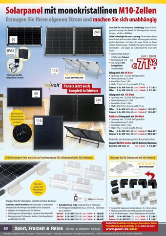 Pearl Solarpanel mit monokristallinen M10-Zellen Angebot