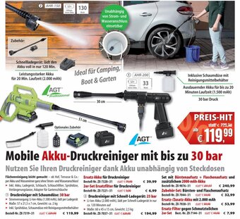 Pearl Mobile Akku-Druckreiniger mit bis zu 30 bar Angebot