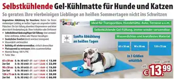 Pearl Selbstkühlende Gel-Kühlmatte für Hunde und Katzen Angebot
