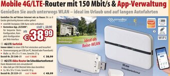 Pearl Mobile 4G/LTE-Router mit 150 Mbit/s & App-Verwaltung Angebot