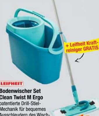 Maximarkt Bodenwischer-set clean twist m ergo Angebot