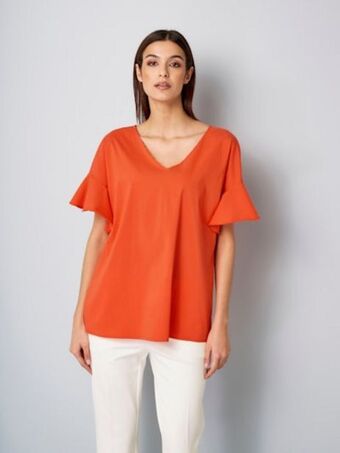 Alba Moda Bluse mit v-ausschnitt Angebot