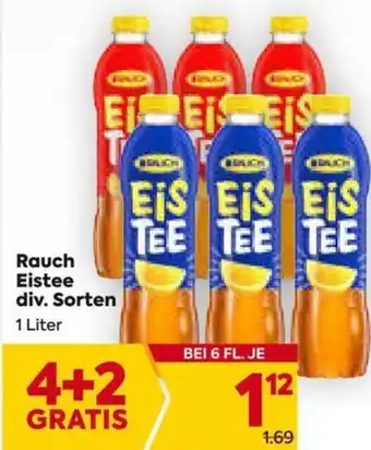 Billa Rauch Eistee div. Sorten 1 Liter Angebot