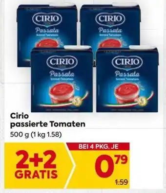 Billa Cirio passierte Tomaten 500 g Angebot