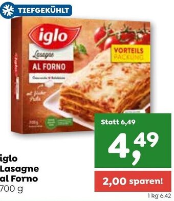 ADEG iglo Lasagne al Forno 700 g Angebot