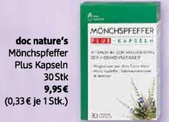 dm doc nature's Mönchspfeffer Plus Kapseln 30 Stk Angebot