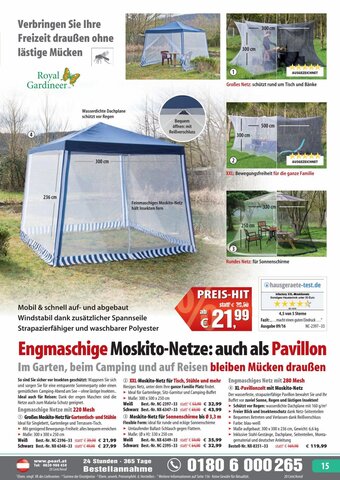 Pearl Engmaschige Moskito-Netze: auch als Pavillon Angebot