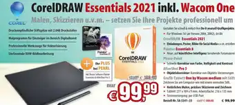 Pearl CorelDRAW Essentials 2021 Inkl. Wacom One Angebot
