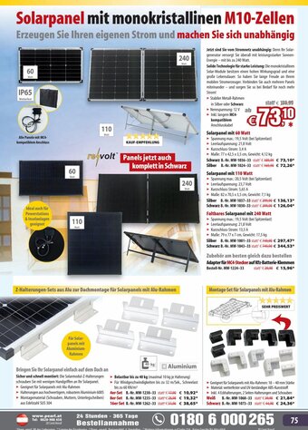 Pearl Solarpanel mit monokristallinen M10-Zellen Angebot