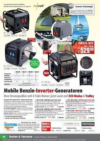 Pearl Mobile Benzin-Inverter-Generatoren Angebot