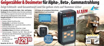 Pearl Geigerzähler & Dosimeter für Alpha-, Beta-, Gammastrahlung Angebot