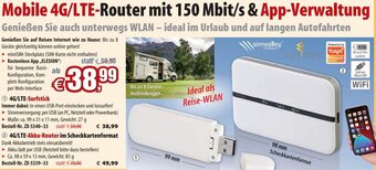 Pearl Mobile 4G/LTE-Router mit 150 Mbit/s & App-Verwaltung Angebot