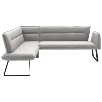 XXXLutz Eckbank 161/221 cm in schwarz, hellgrau Angebot