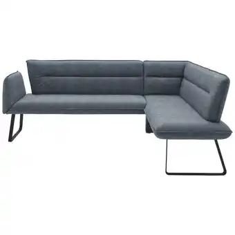 XXXLutz Eckbank 244/161 cm in schwarz, blaugrau Angebot