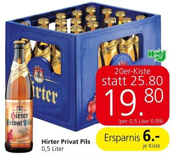 Spar Hirter Privat Pils 0,5 Liter Angebot