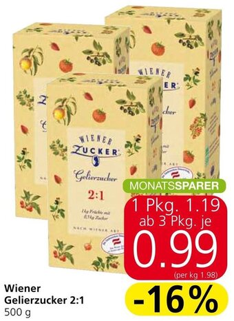 Spar Wiener Gelierzucker 2:1 500 g Angebot
