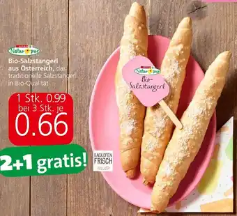 Spar Natur pur Bio-Salzstangerl aus Österreich, das traditionelle Salzstangerl in Bio-Qualität Angebot
