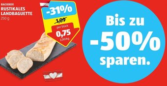 Hofer BACKBOX RUSTIKALES LANDBAGUETTE 250 g Angebot