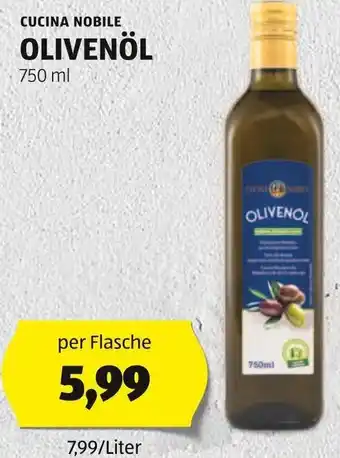Hofer CUCINA NOBILE OLIVENÖL 750 ml Angebot