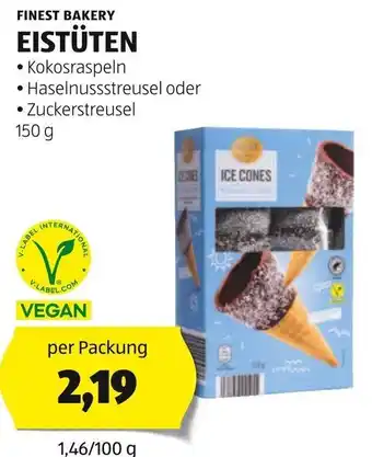 Hofer FINEST BAKERY EISTÜTEN 150 g Angebot