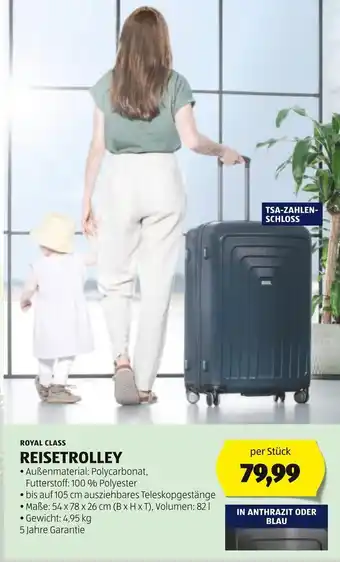 Hofer ROYAL CLASS REISETROLLEY per Stück Angebot