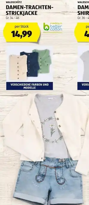 Hofer WALDSCHÜTZ DAMEN-TRACHTEN-STRICKJACKE Gr. 34-46 Angebot