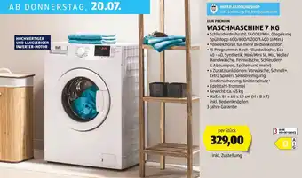 Hofer ELIN PREMIUM WASCHMASCHINE 7 KG Angebot