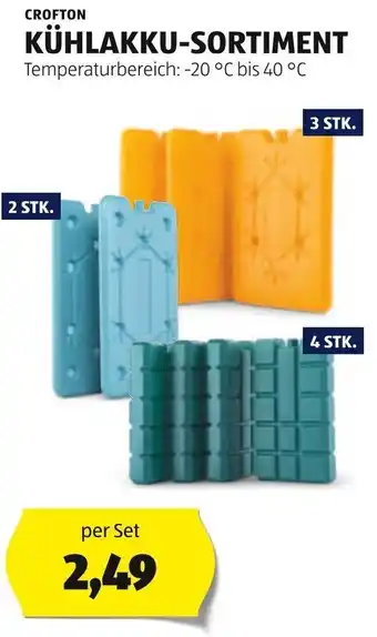 Hofer CROFTON KÜHLAKKU-SORTIMENT per Set Angebot
