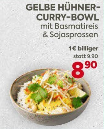 Billa GELBE HÜHNER-CURRY-BOWL Angebot