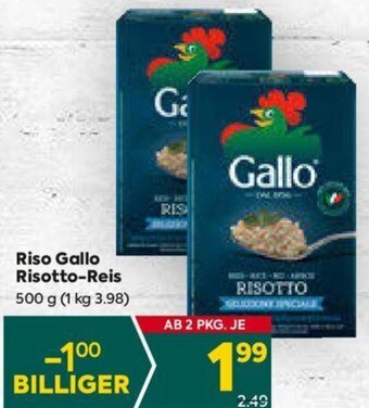 Billa Riso Gallo Risotto-Reis 500 g Angebot
