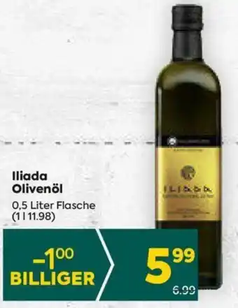Billa Iliada Olivenöl 0,5 Liter Flasche Angebot