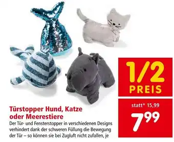 Türstopper Hund, Katze oder Meerestiere
