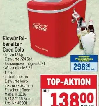 Metro Eiswürfel-bereiter Coca Cola Angebot