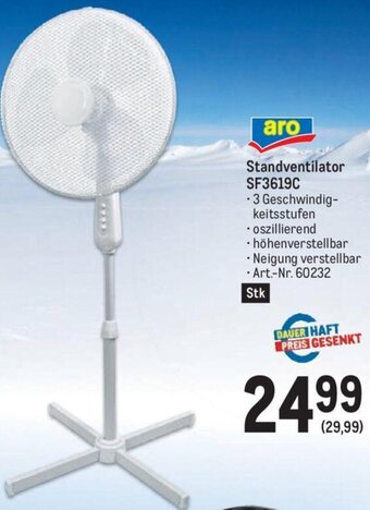 Metro Standventilator SF3619C Angebot