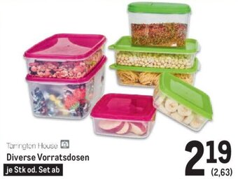 Metro Tarrington House Diverse Vorratsdosen Angebot