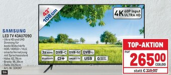 Metro SAMSUNG LED TV 43AU7090 Angebot