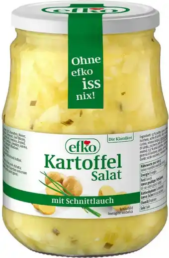 Billa Efko kartoffelsalat mit schnittlauch Angebot