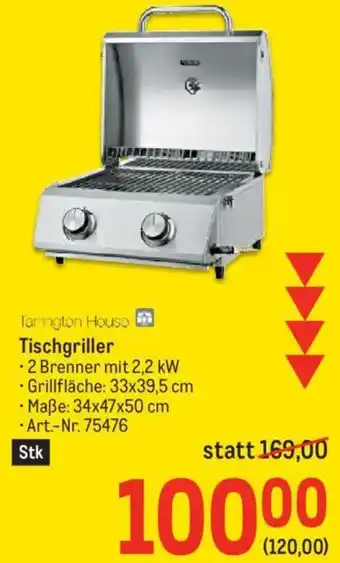 Metro Tarrington House Tischgriller Angebot