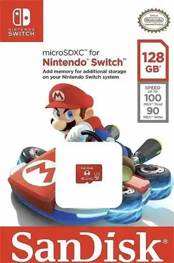 GameStop Sandisk nintendo microsd speicherkarte sdxc 128gb Angebot