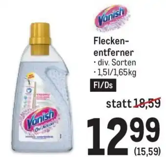 Metro Vanish Flecken- entferner • div. Sorten Angebot