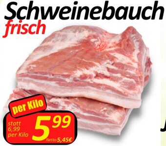 Wurstico Schweinebauch frisch per Kilo Angebot
