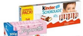 Interspar Kinder schokolade Angebot