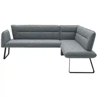 XXXLutz Eckbank 221/138 cm in schwarz, petrol Angebot