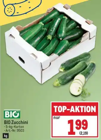 Metro BIO Zucchini -5-kg-Karton •Art.-Nr. 9503 Angebot