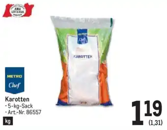 Metro Karotten -5-kg-Sack Angebot