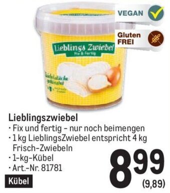 Metro Lieblings Zwiebel Angebot
