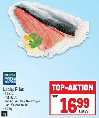 Metro Lachs Filet 1-2kg Angebot
